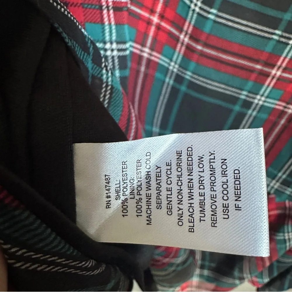 Draper James Women's Plus Size Rosanne Shift Dress in Georgia Plaid‎ Sz XXL - Picture 6 of 9